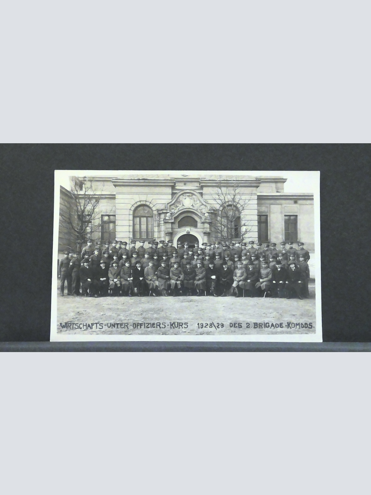 Wirtschafts Unteroffiziers Kurs 1928 Gruppenbild Armee JW 410186 F