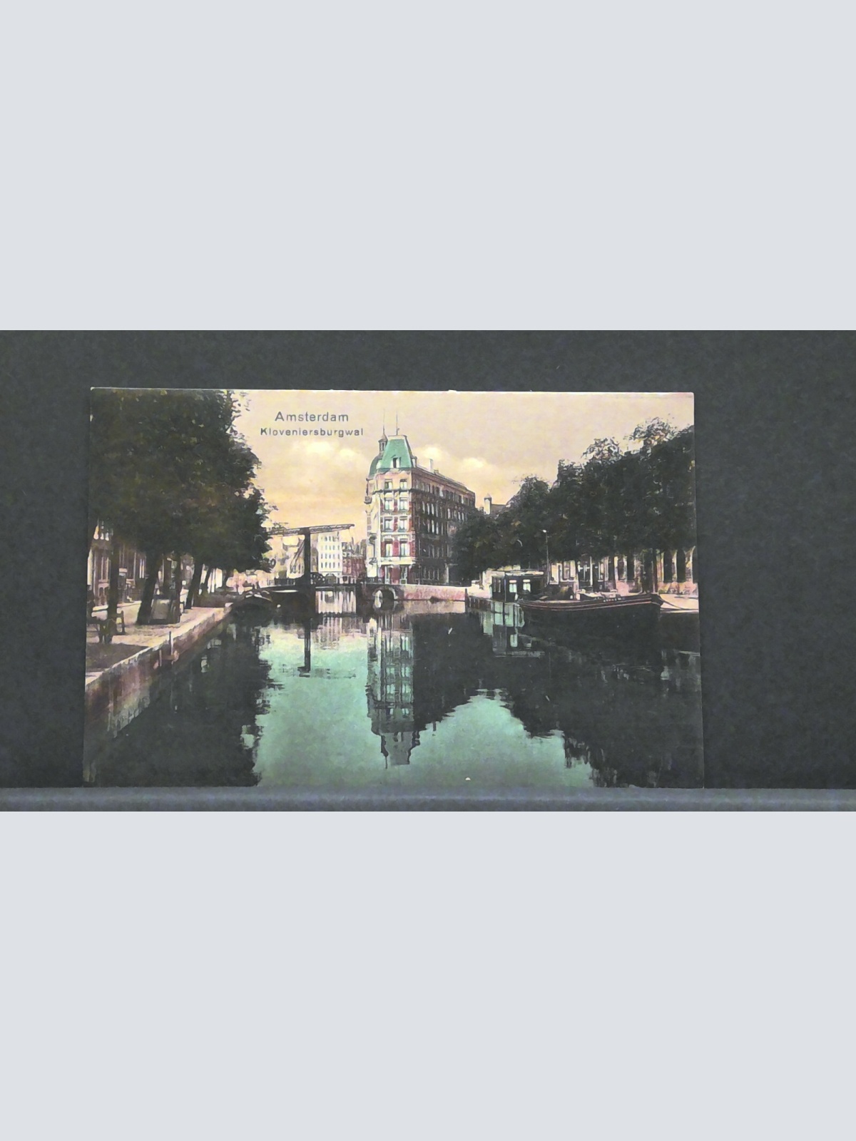 Amsterdam Kloveniersburgwal Schiffe JW 410209 F