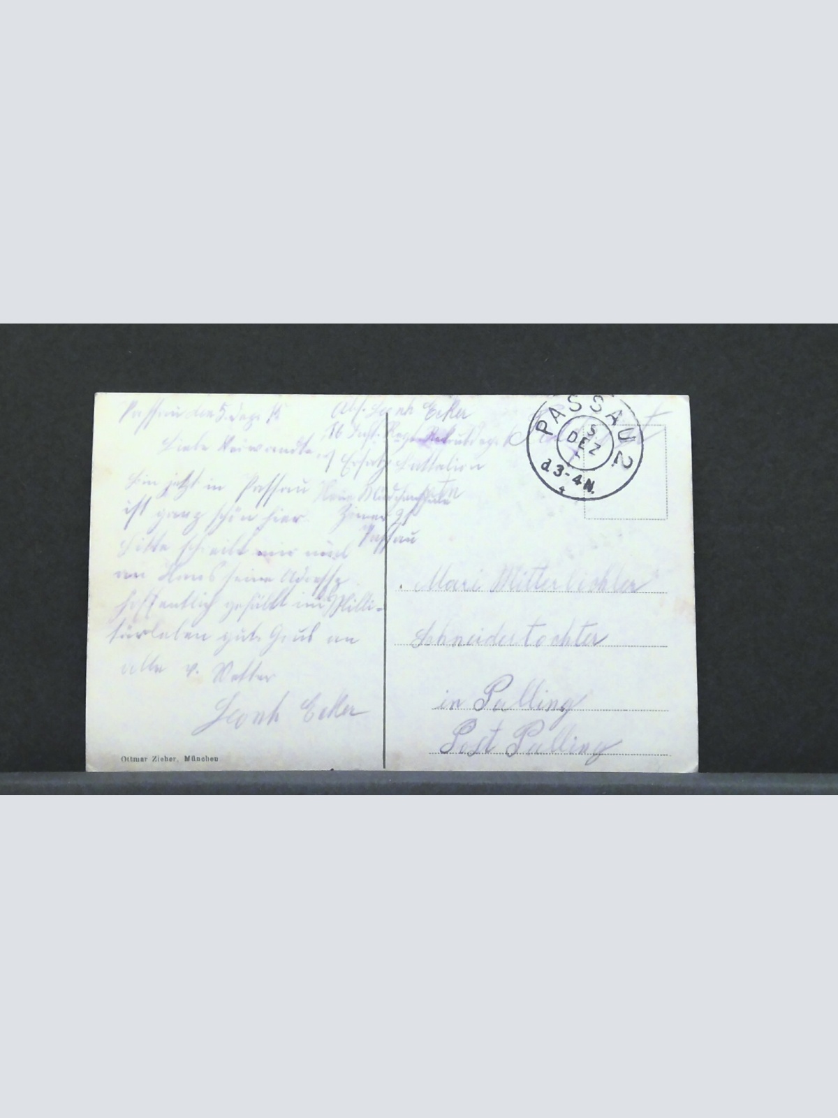 Passau Deutschland Totalansicht Donau Inn Schiffe JW 3402 F