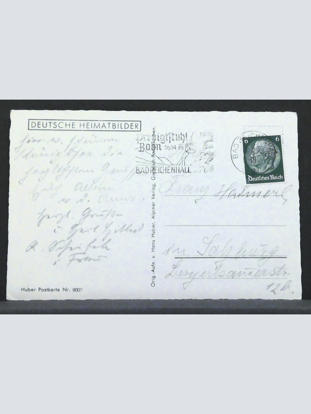 St Bartholomä am Königsse gegen Watzmann Schiffer JW 410208 F