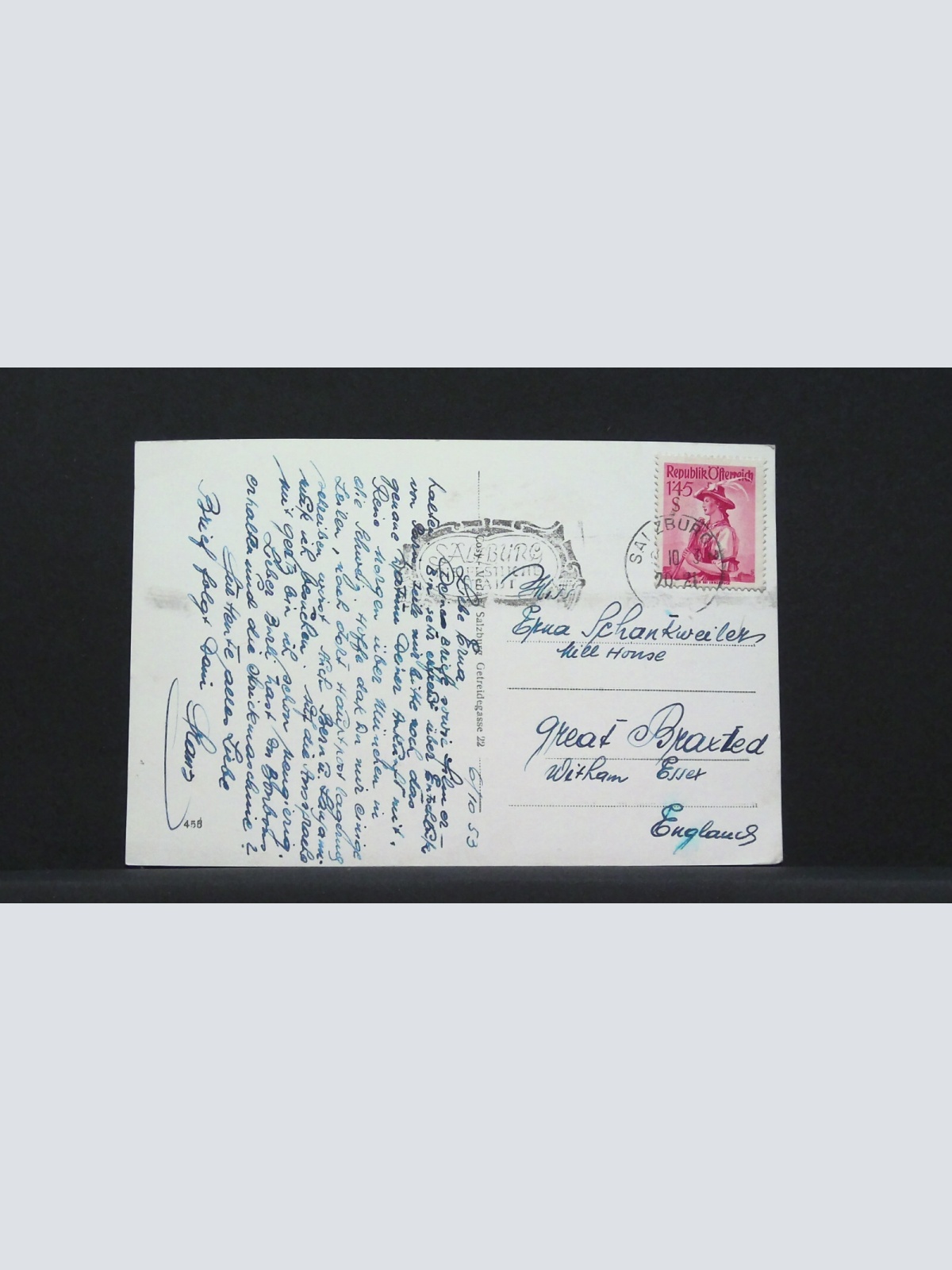 Salzburg St Petersfriedhof Hohensalzburg JW 402964 F