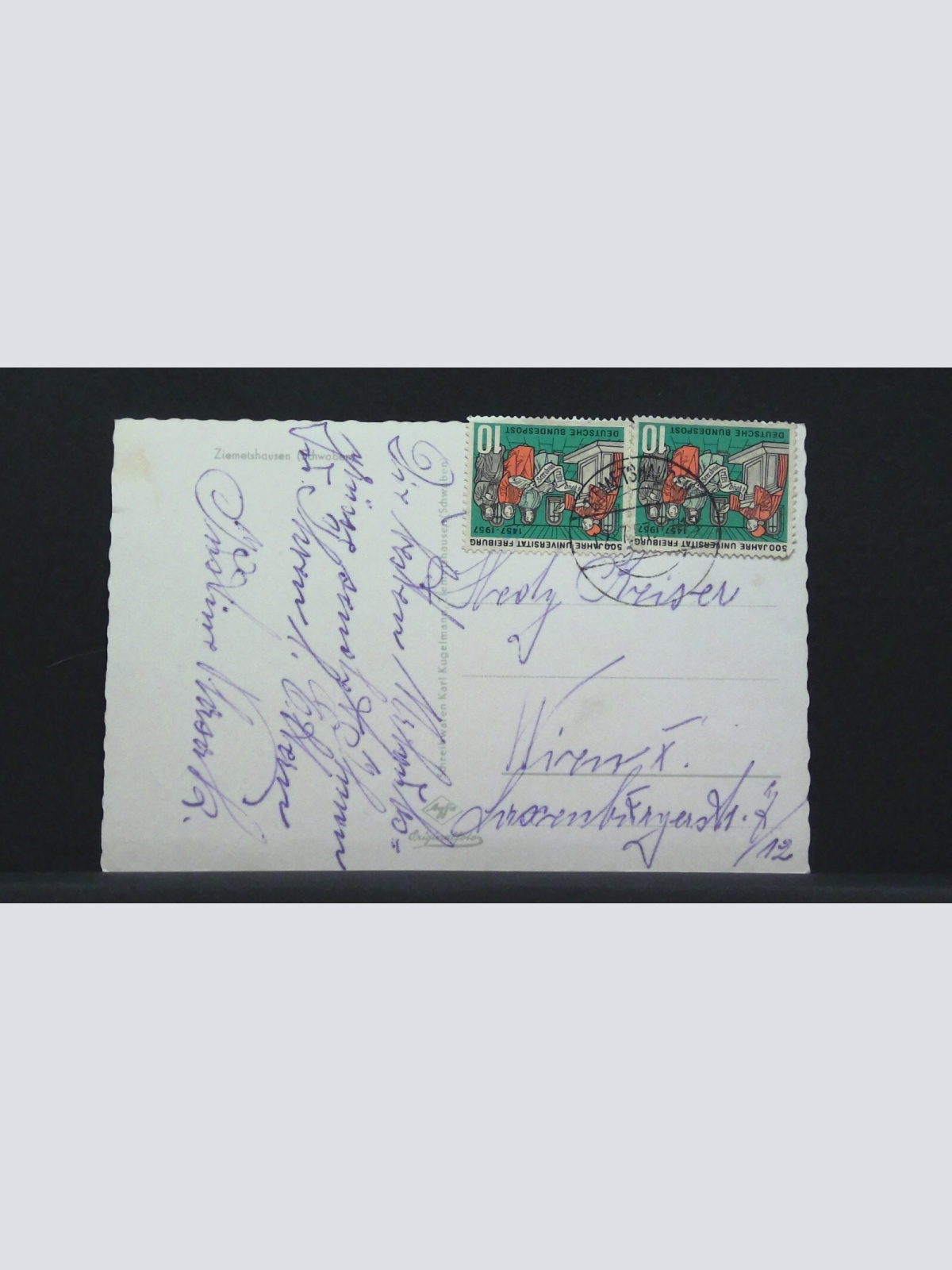 Ziemtshausen Schwaben Luftbild JW 410216 F