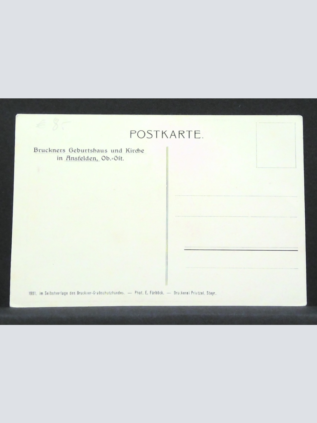 Anton Bruckners Geburtshaus und Kirche in Ansfelden Oberösterreich JW 0164 F