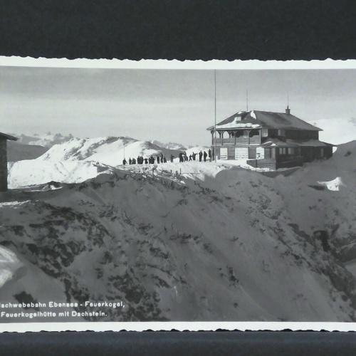 Seilschwebebahn Ebensee Feuerkogel Feuerkogelhütte mit Dachstein JW 402980 F