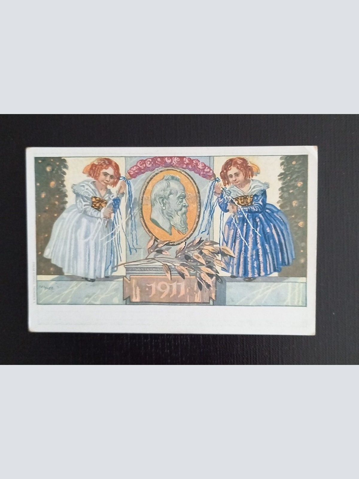 Bayern Karte 1911 2 Mädchen 165534 H