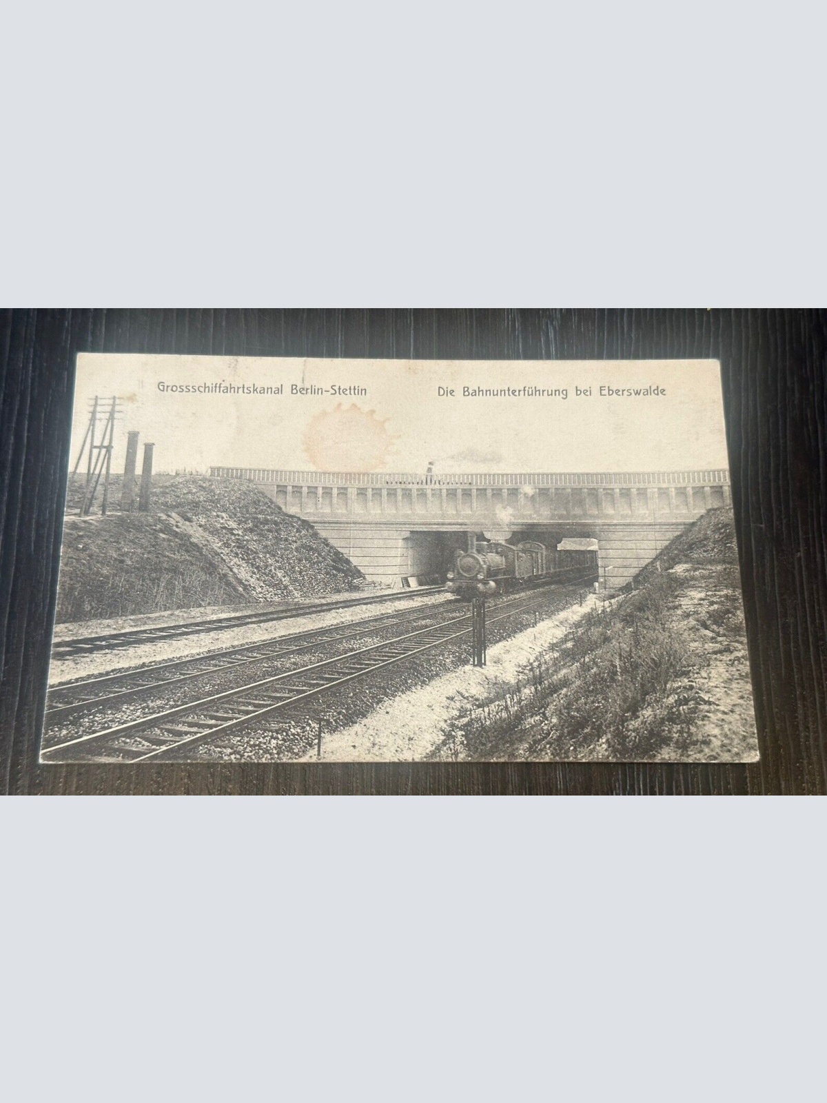 Grossschiffahrtskanal Berlin Stettin Bahnunterführung Eberswalde 75356