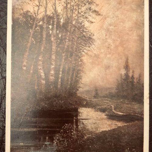 Künsterkarte WILLY STRAKA Der Abend naht   82001