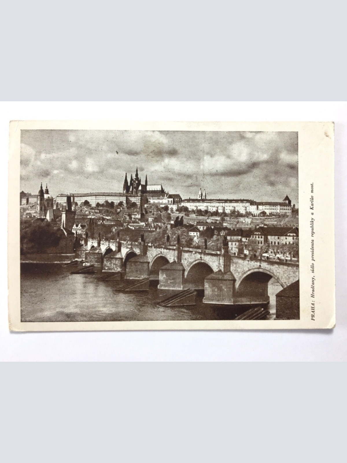 Prag Praha - Hradcany Hradschin - Sitz des Presidenten & Karlsbrücke 40284 TH