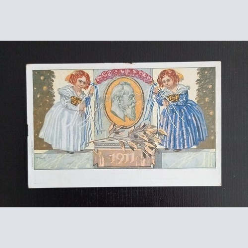 Bayern Karte 1911 Patriotika Ivi Diez "Prinzregent Luitpold von Bayern"  5521 H