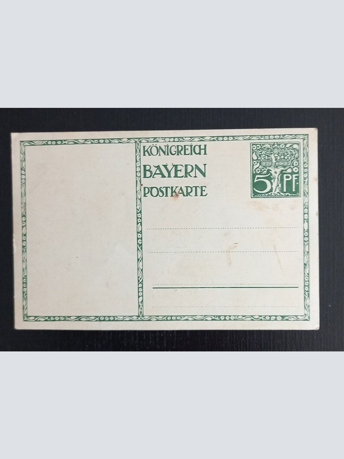 Bayern Karte 1911 Patriotika Ivi Diez "Prinzregent Luitpold von Bayern"  3001 H