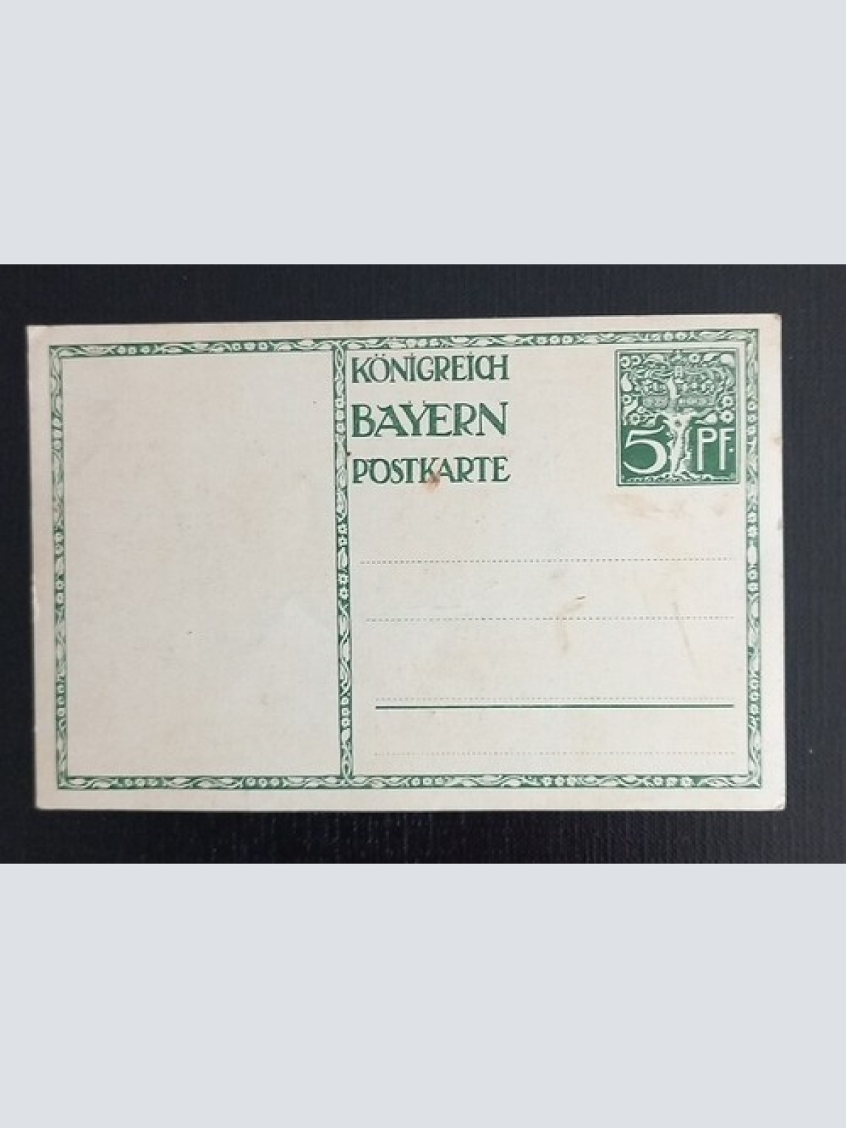 Bayern Karte 1911 Patriotika Ivi Diez "Prinzregent Luitpold von Bayern"  3001 H