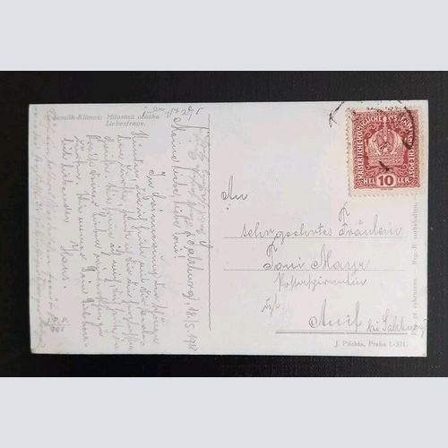 Künstlerkarte Liebesfrage 600509A Gr