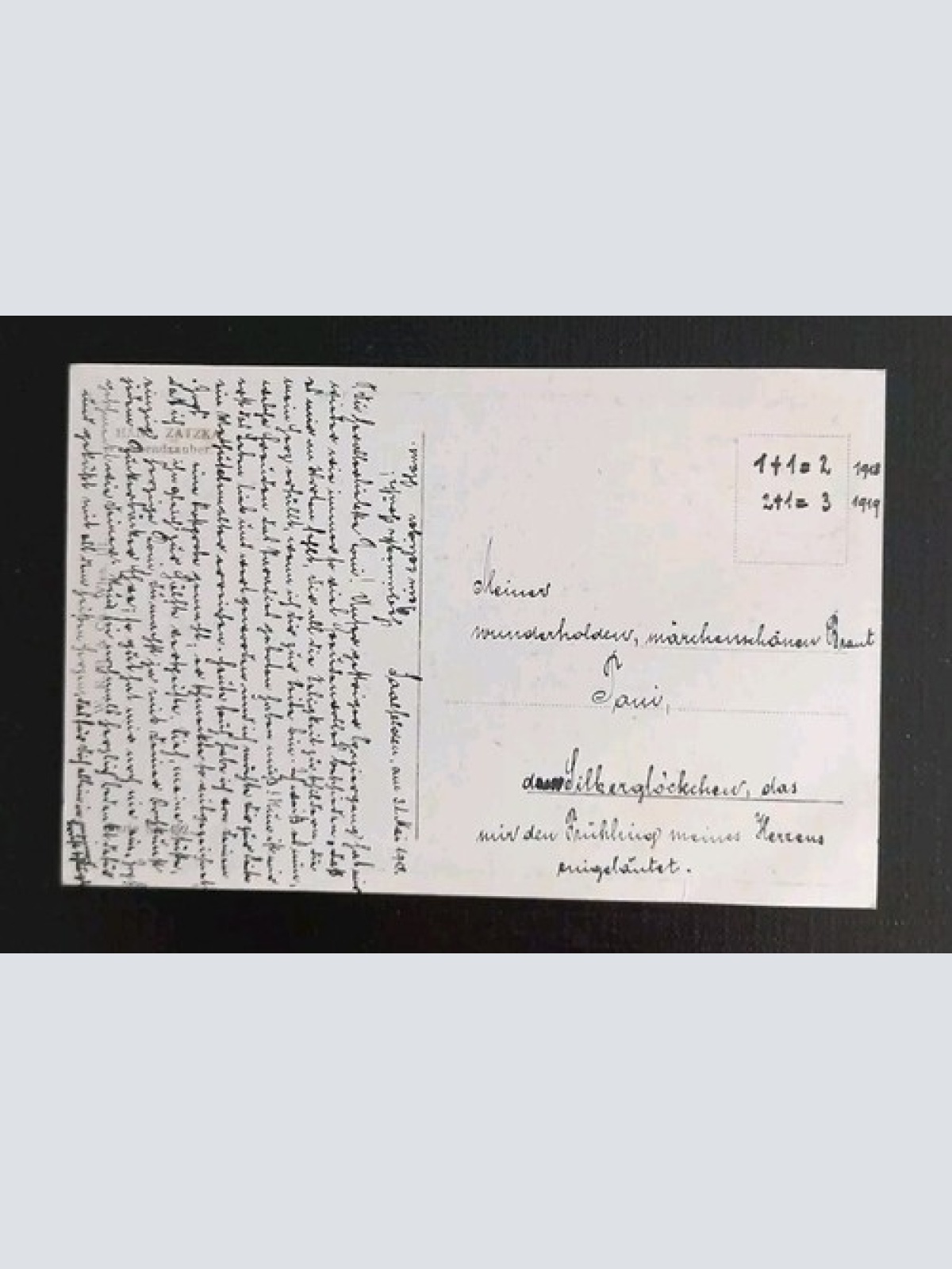 Künstlerkarte Hans Zatzka 600626A Gr