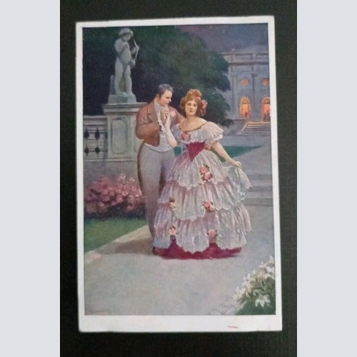 Künstlerkarte Alt Wiener Liebe 600596A Gr