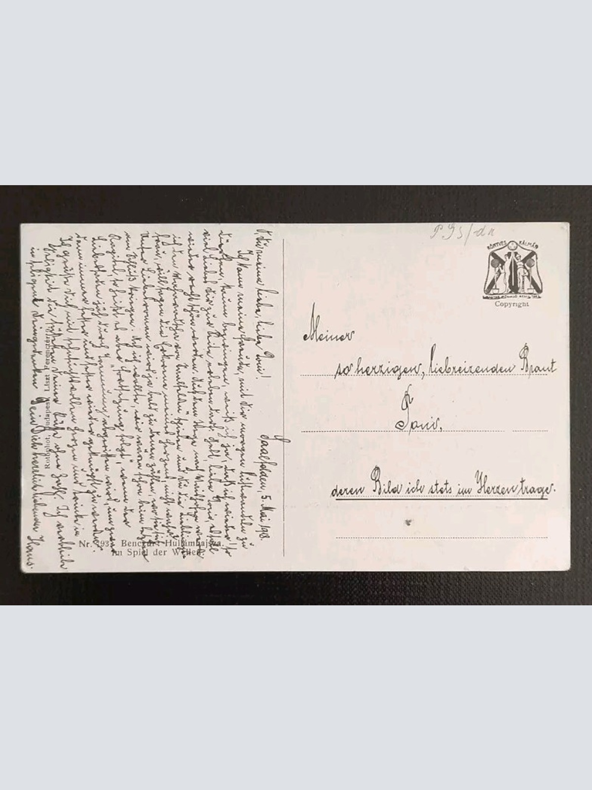 Künstlerkarte Spiel Der Wellen 600483A Gr