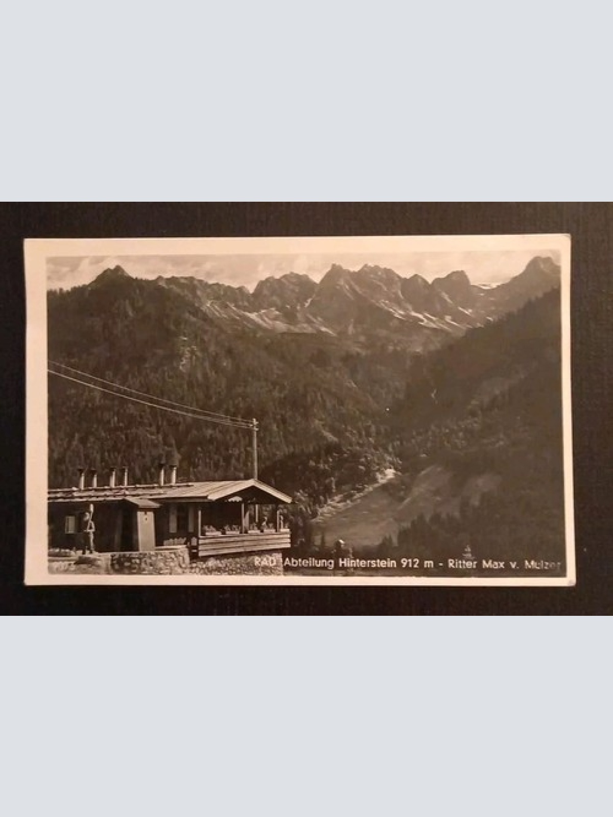 RAD Abteilung Hinterstein Allgäu 600618A Gr