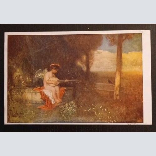 Künstlerkarte Engel Mit Gitarre 600624A Gr