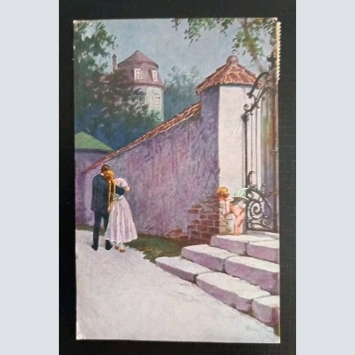 Künstlerkarte Berger Ins Herz Getroffen 600561A Gr