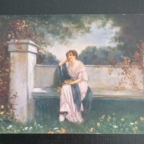 Künstlerkarte Stilles Sehen 600498A Gr