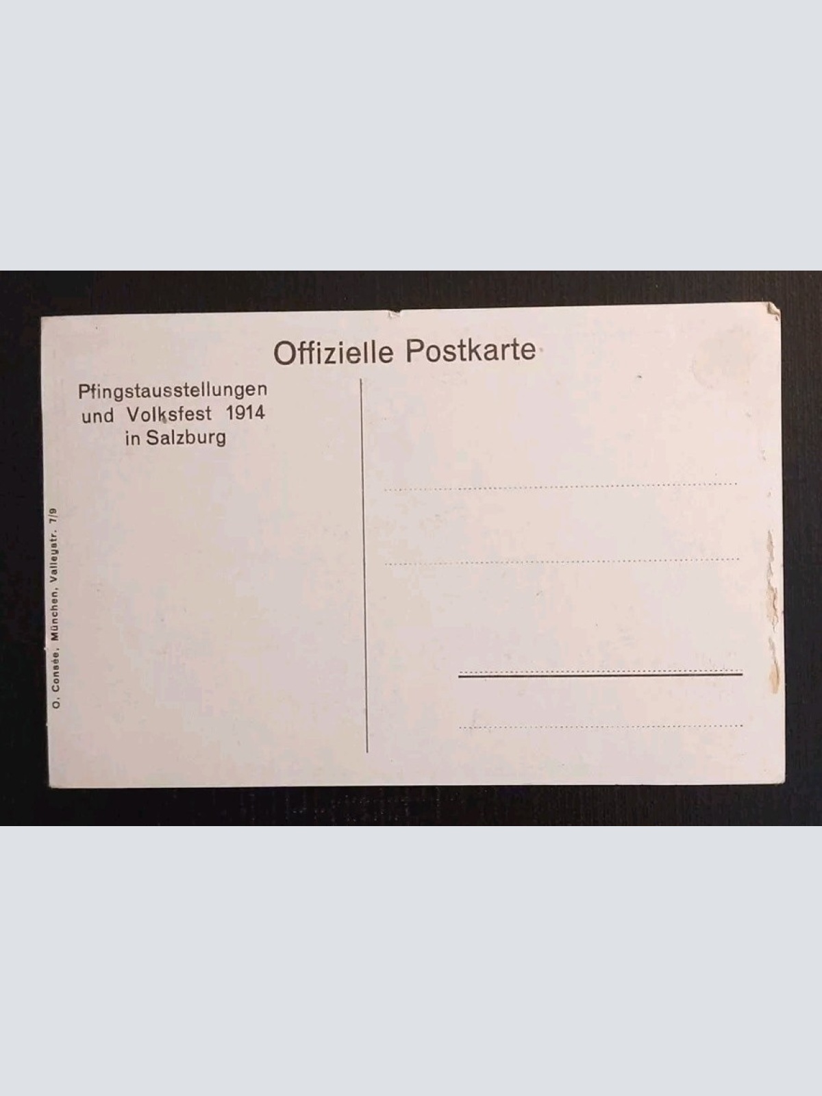 Künstlerkarte Pfingstausstellungen U.Volksfest 1914 In Salzburg 600563A Gr