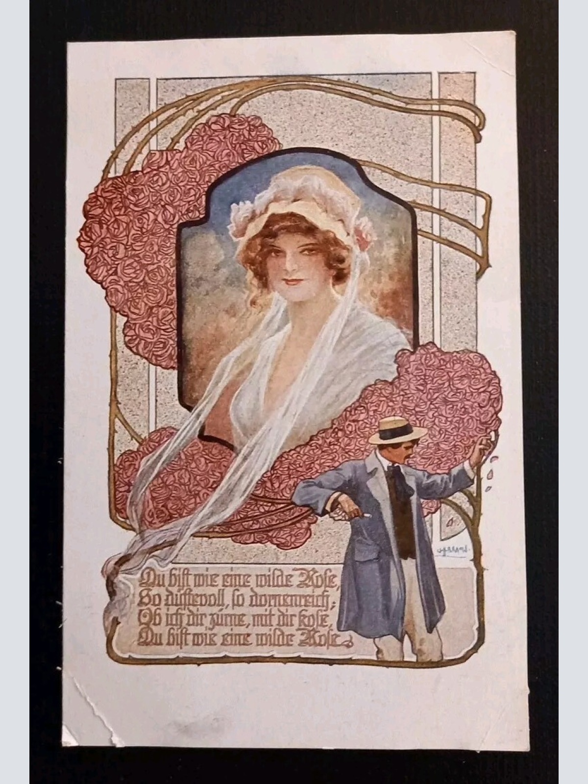 Künstlerkarte Deutscher Schulverein Nr.1076 600582A Gr