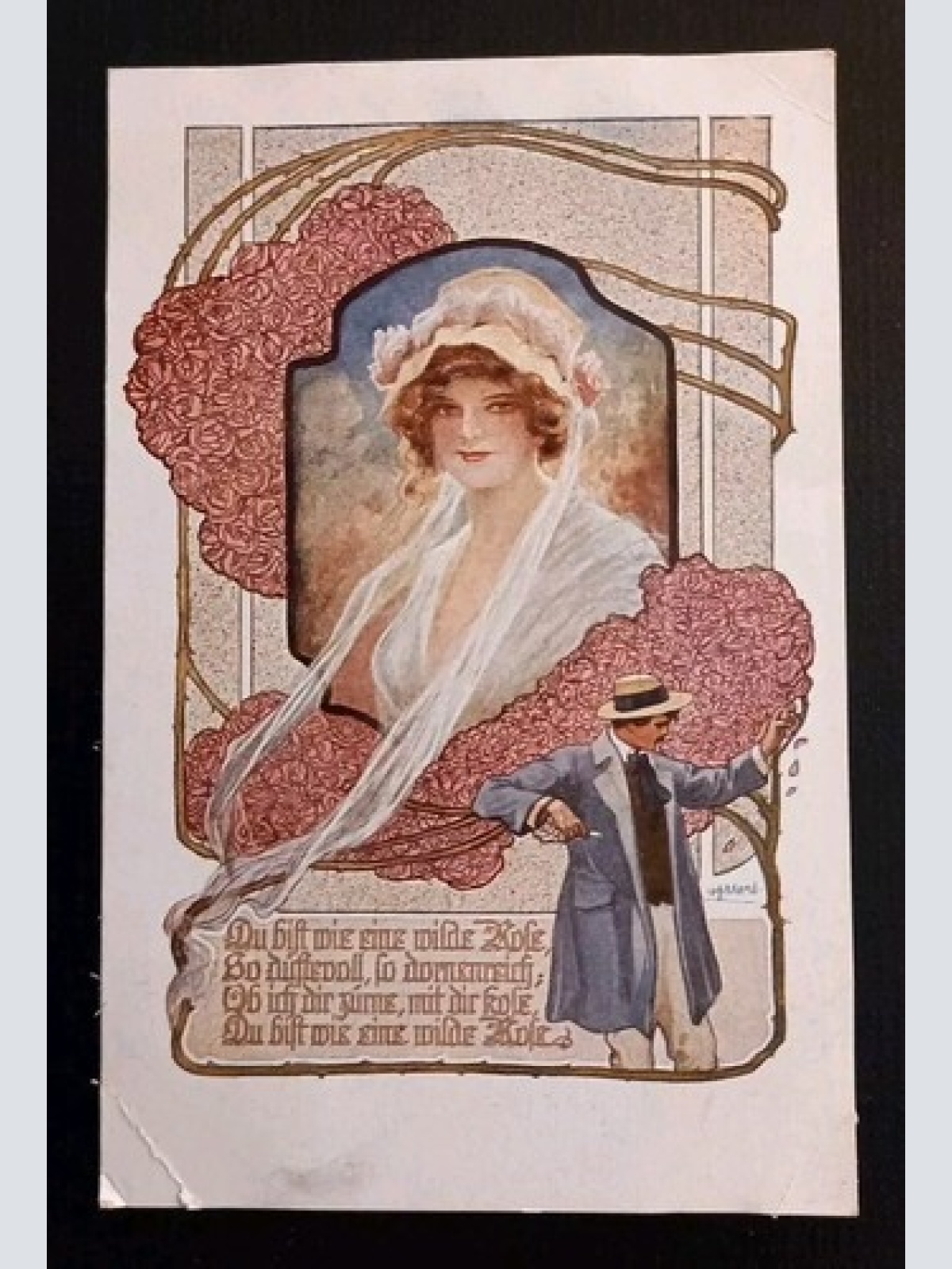 Künstlerkarte Deutscher Schulverein Nr.1076 600582A Gr