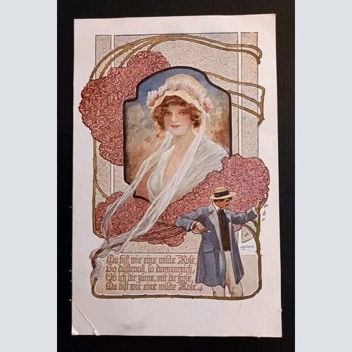 Künstlerkarte Deutscher Schulverein Nr.1076 600582A Gr