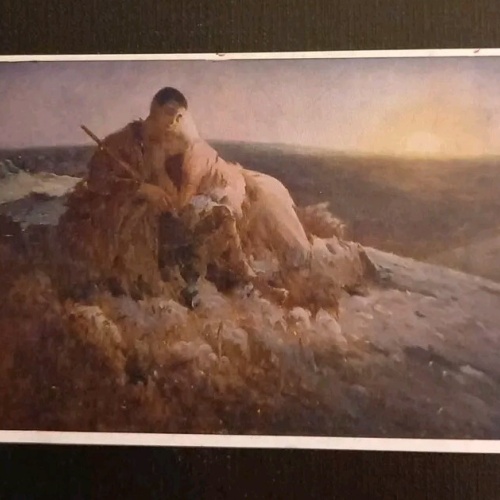 Künstlerkarte Schäfer Idylle 600581A Gr