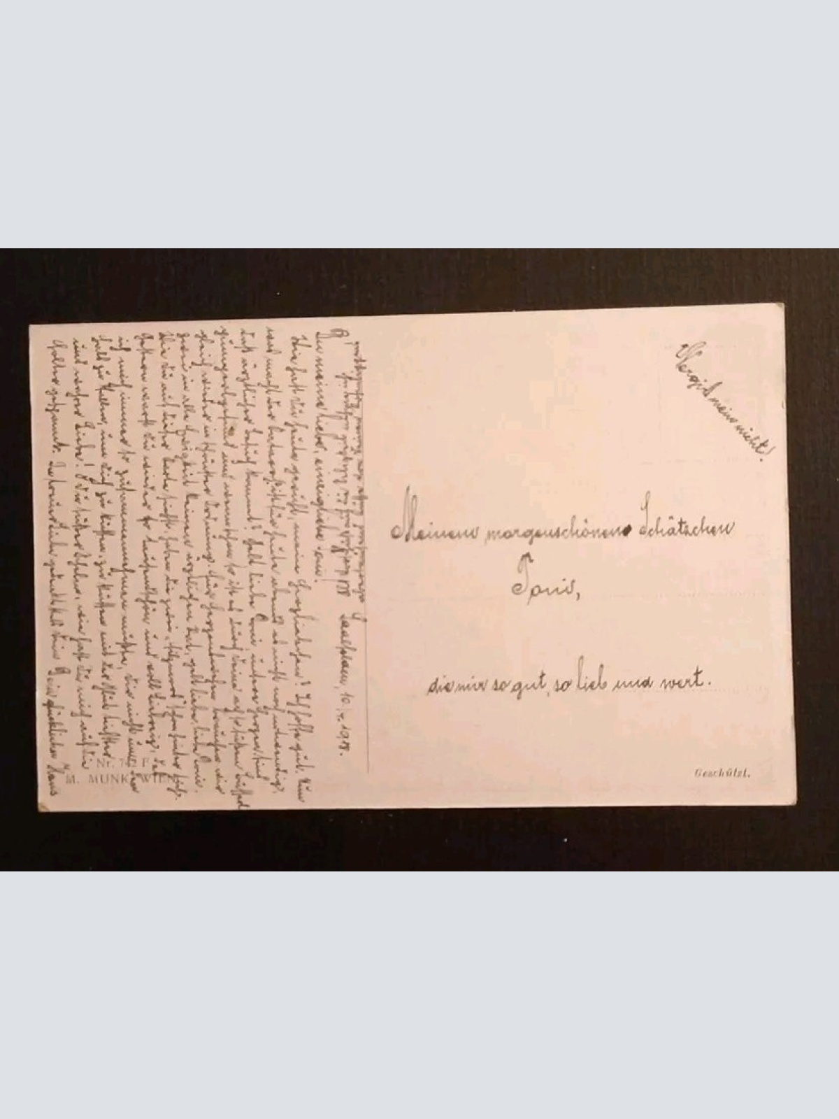 Künstlerkarte Unser Größtes Glück 600586A Gr