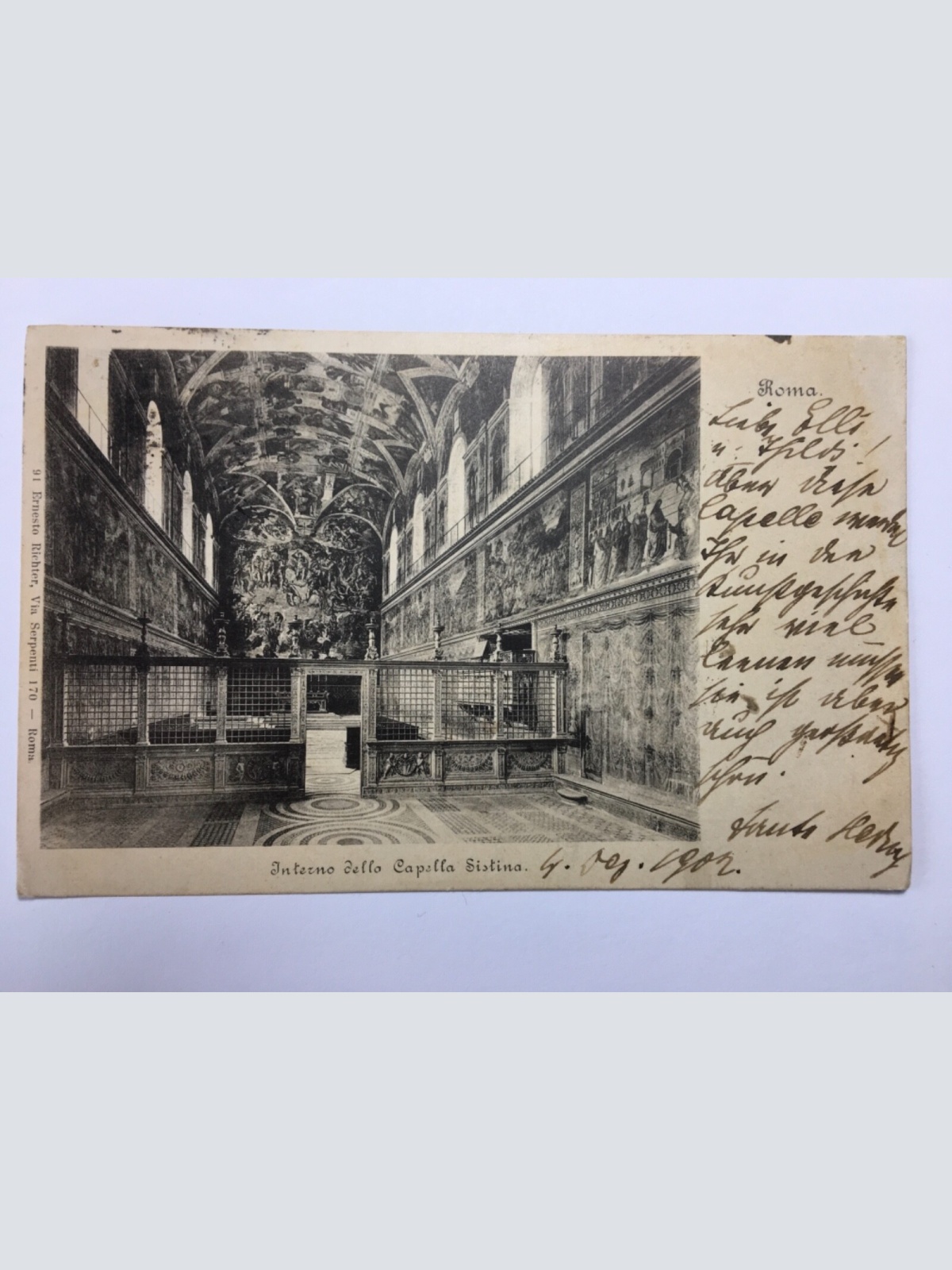 Roma Rom - Interno della Capella Sistina / Sixtinische Kapelle 578