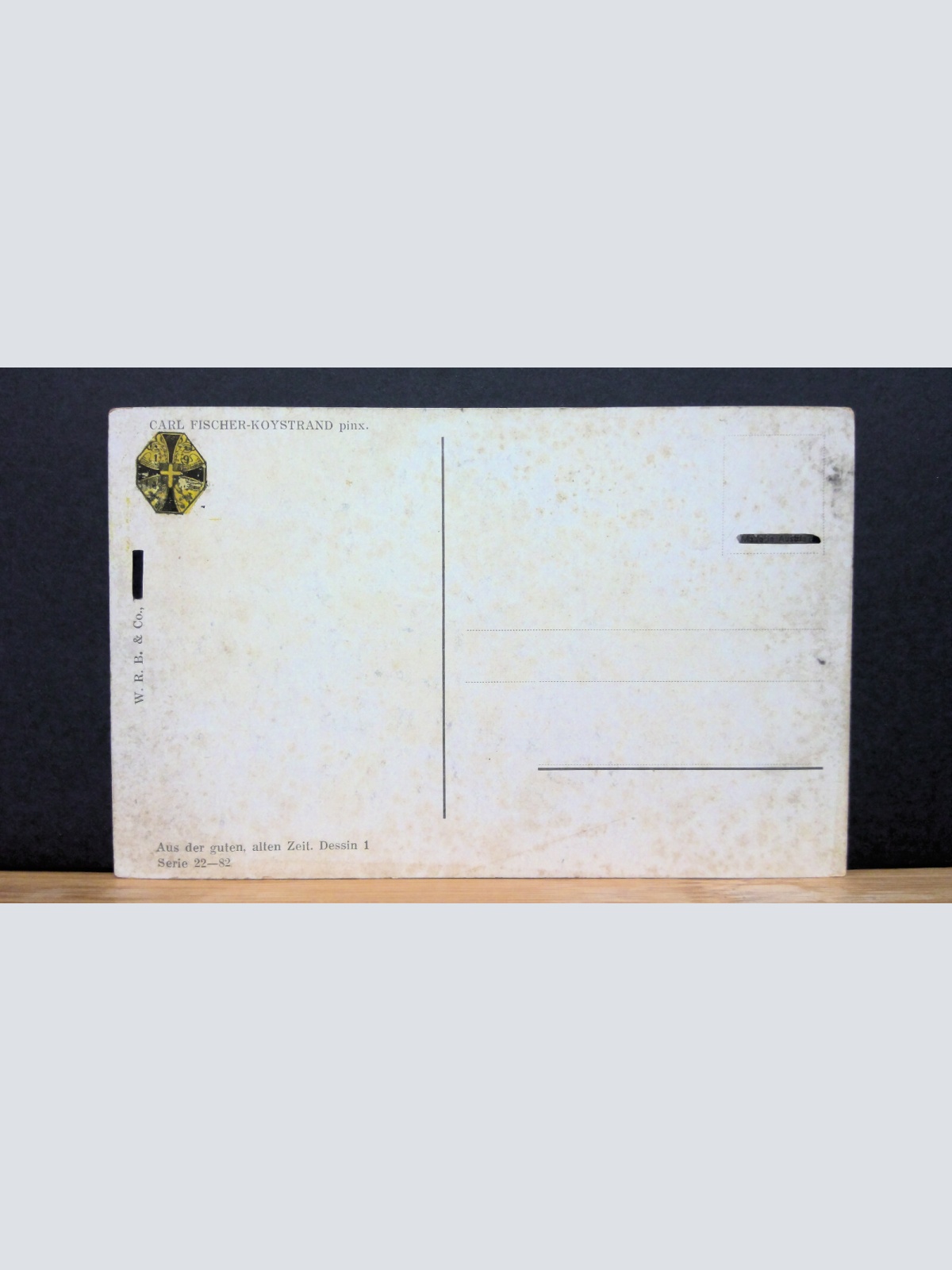 Aus der guten alten Zeit. Dessin 1 Soldaten Bauernmädchen JW 650193 C