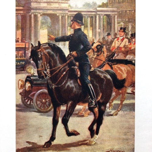 Metropolitan Police - Polizei London - Mounted Constable - Polizeipferd 40261 TH