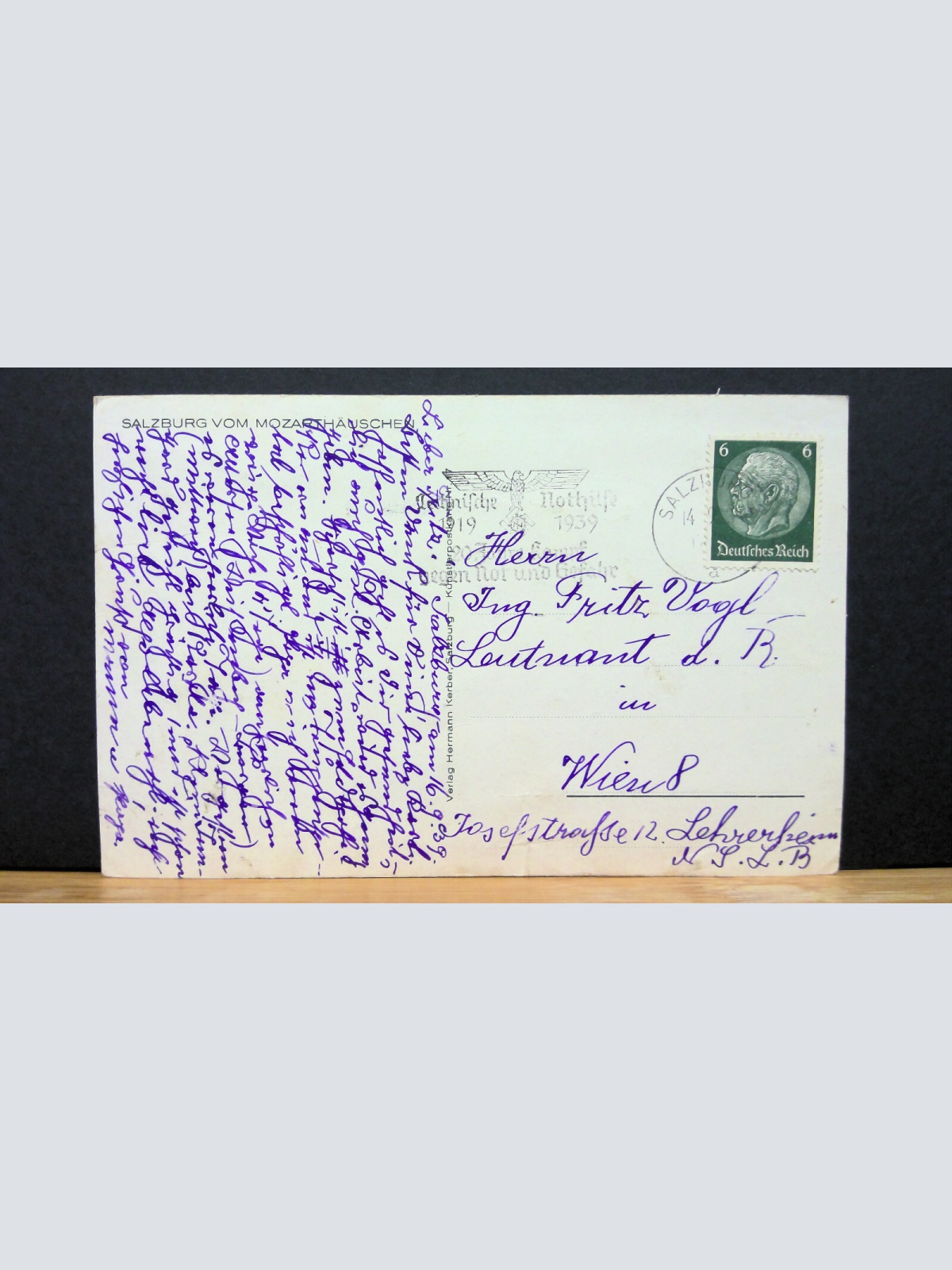 Salzburg vom Mozarthäuschen aus Hohensalzburg2 Gemälde JW 650309 C