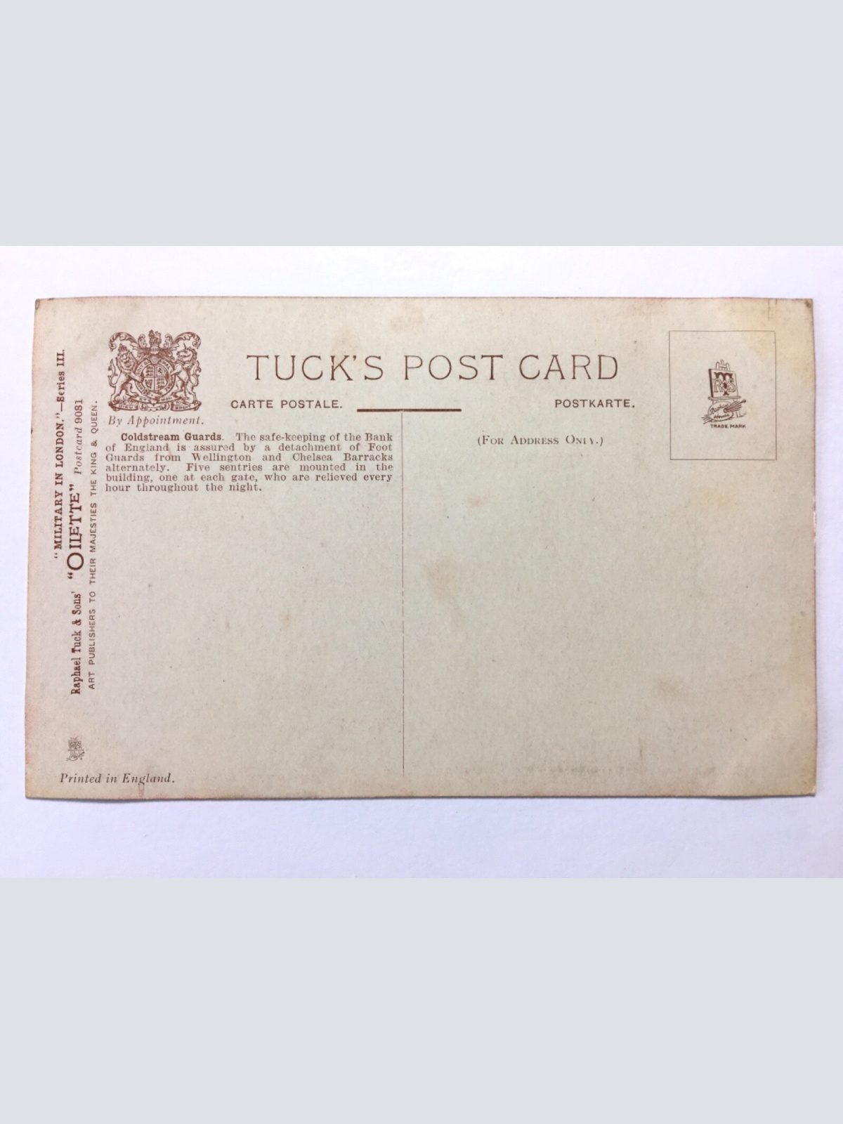 The Coldstream Guards - The Bank Guard - Wache der Bank von England 40181 TH