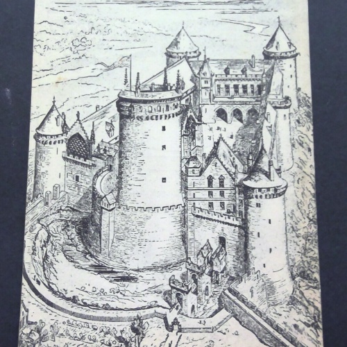 unbekannte Burg Gemälde JW 650293 C