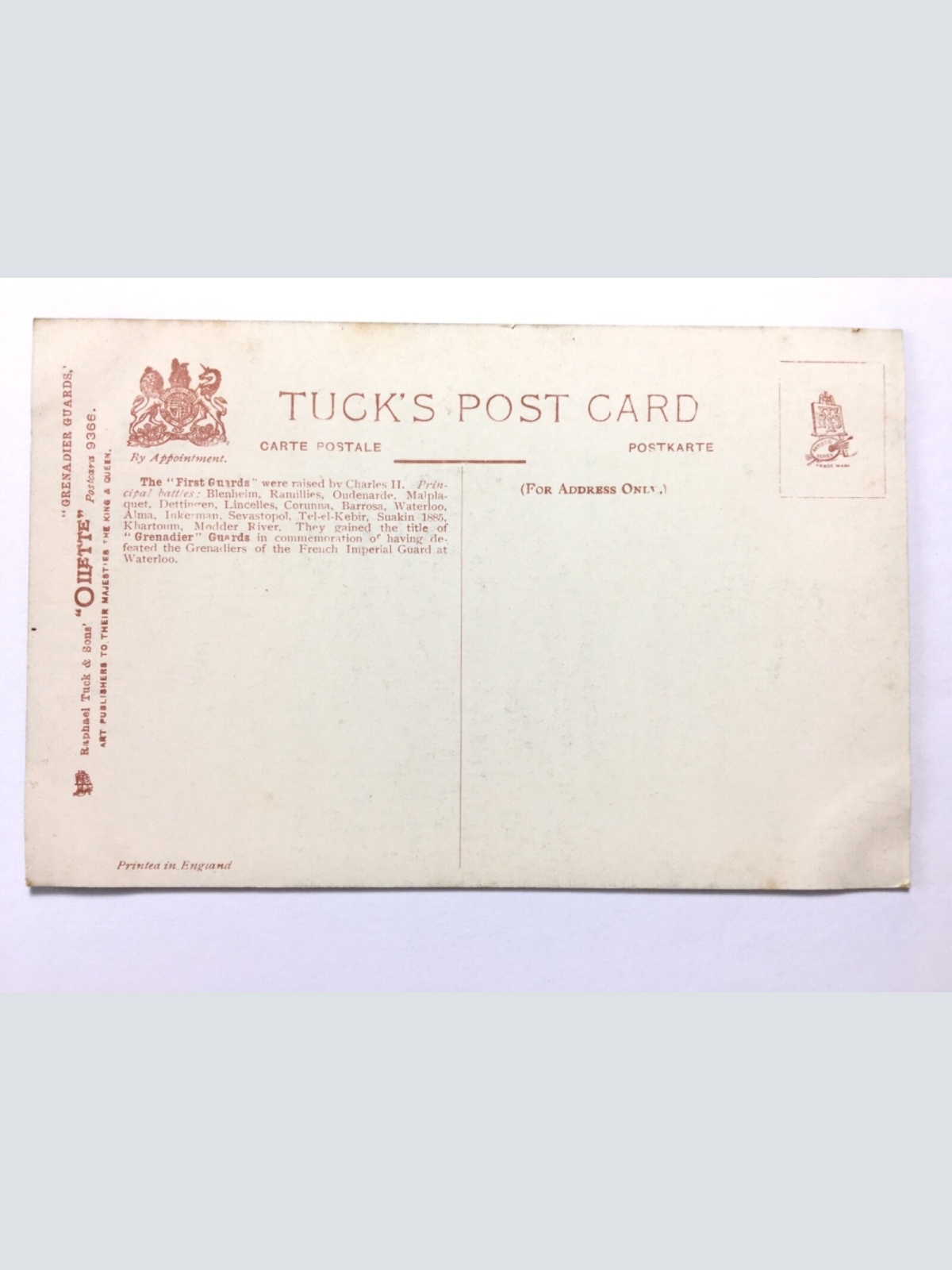 Granadier Guards - Grenadier-Garde - Sergeant Major - Feldwebel 40184 TH