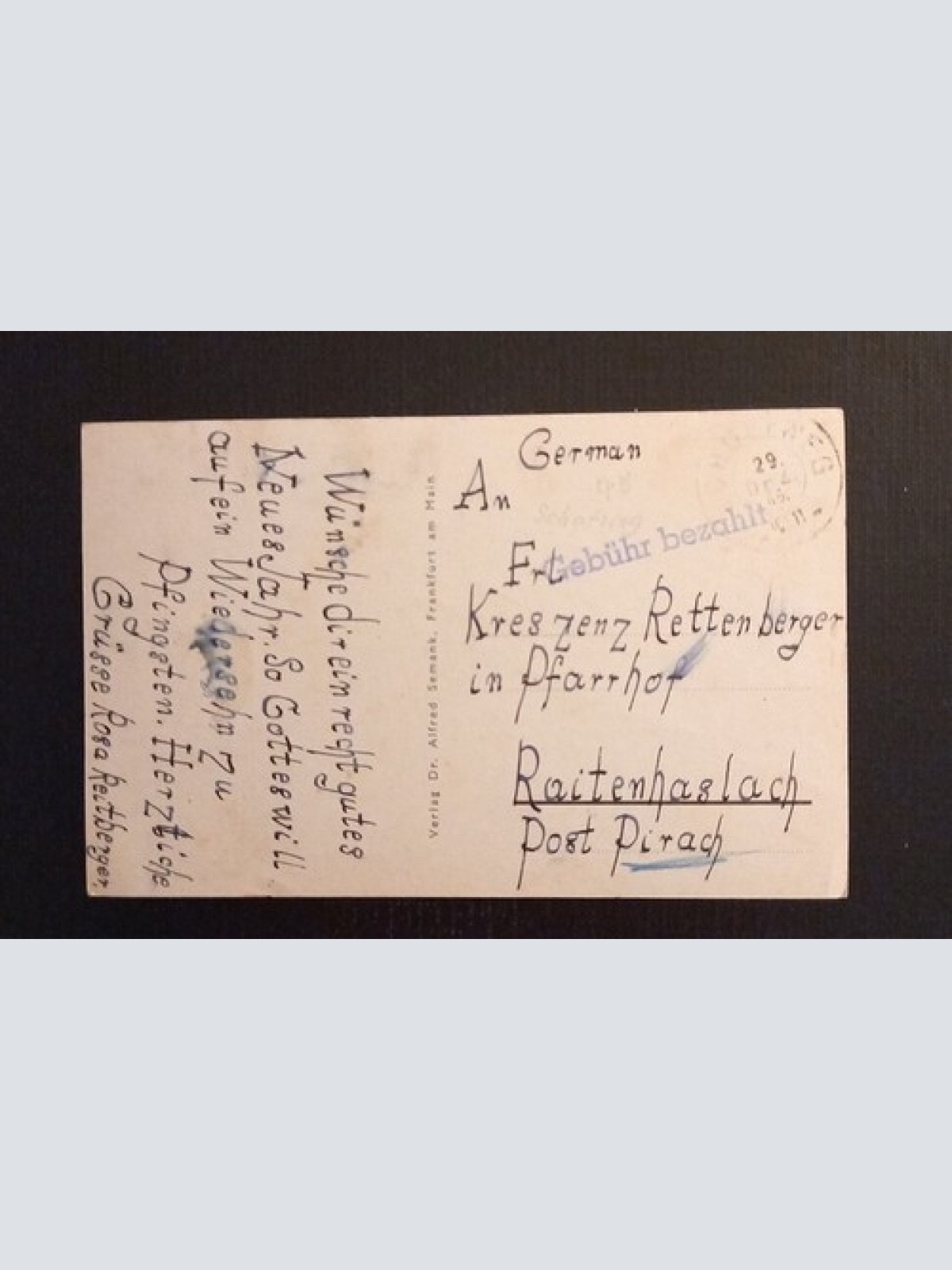 Das Rachelkreuz Bayrischer Wald 5491 H