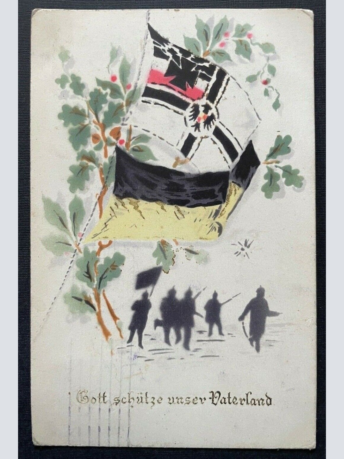 Gott schütze unser Vaterland Flagge Soldaten Militär Krieg 400319 TH