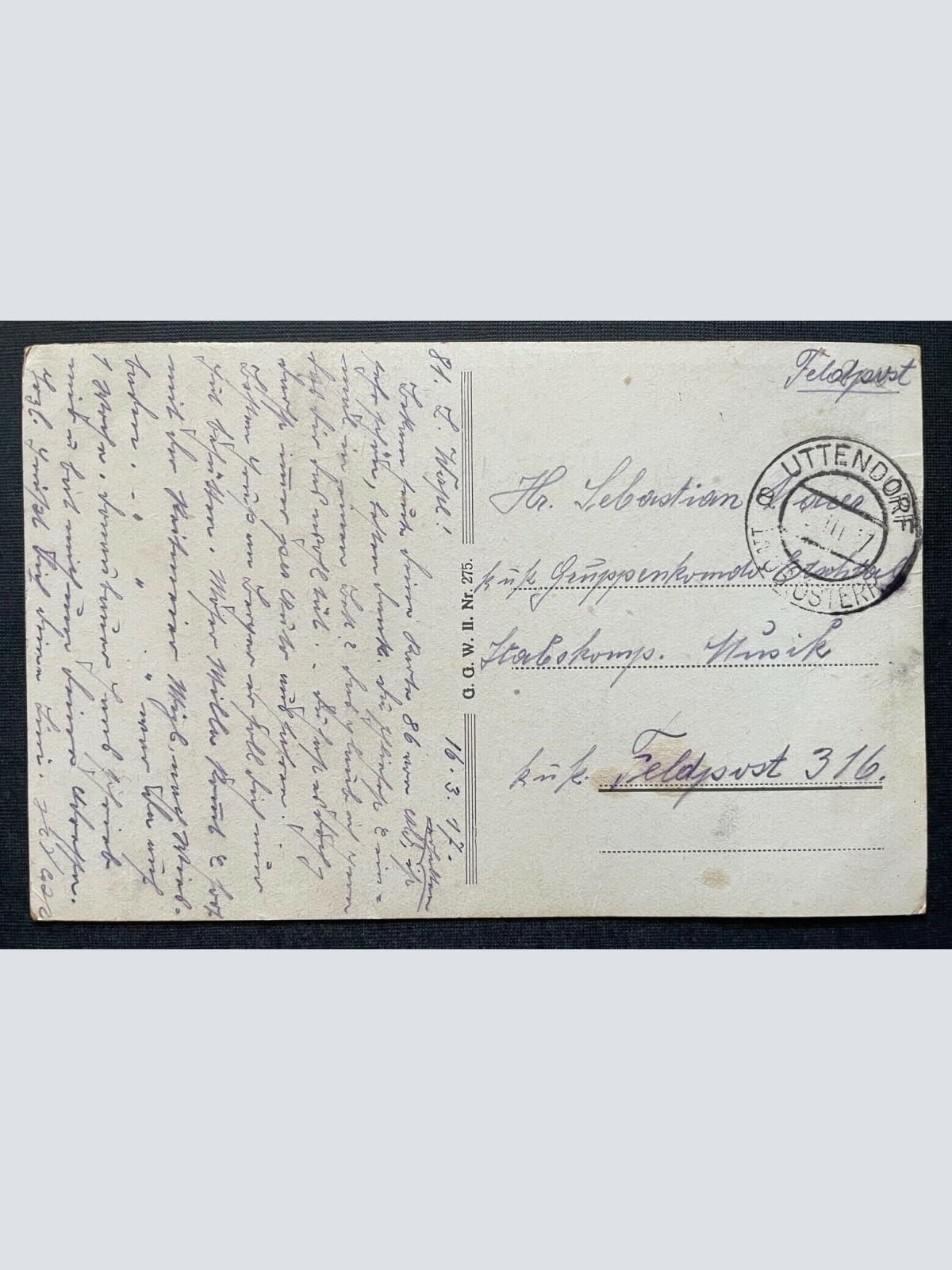 Es war einmal Alter Mann beobachtet Gruppe Hund Senior Bank Haus Baum 400284 A