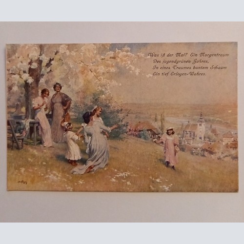 M.Munk Nr. 315 Wiese Kinder Wien 500012A GR