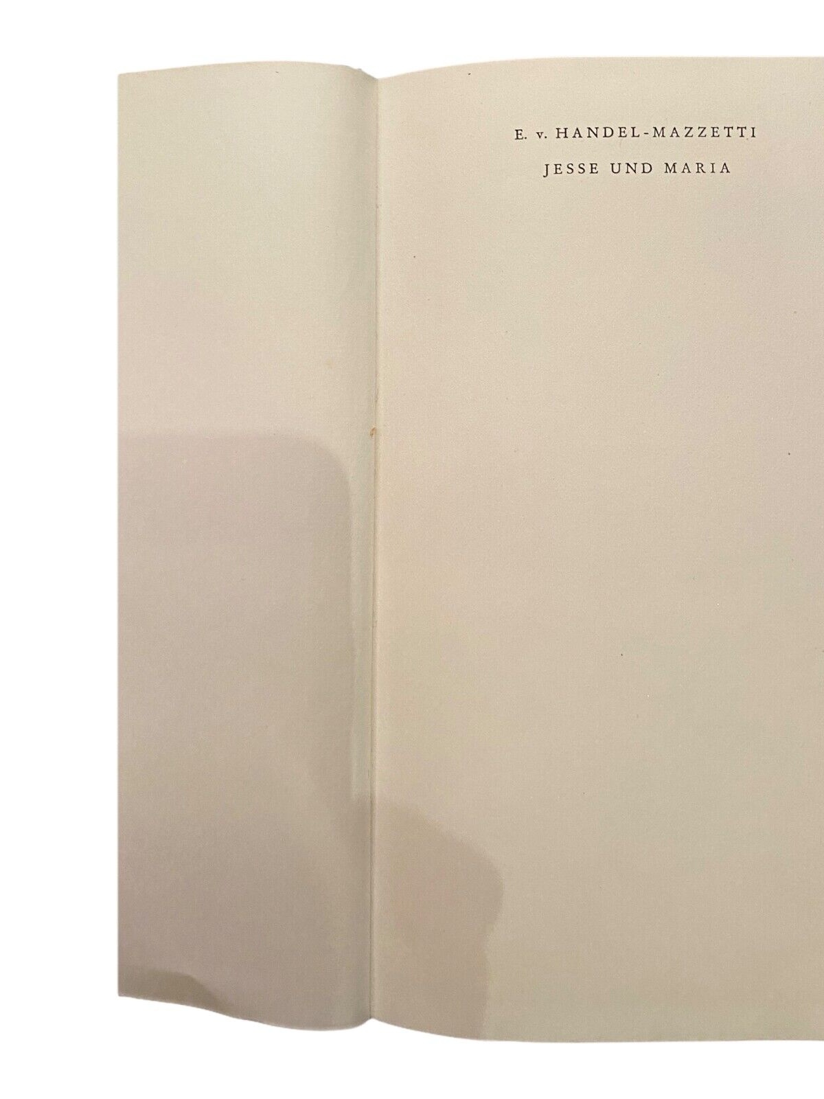 360 E.v. Handel Mazzetti JESSE UND MARIA HC SEHR GUTER ZUSTAND!