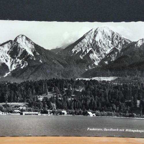 Faakersee Sandbank mit Mittagskogel JW 118030 C