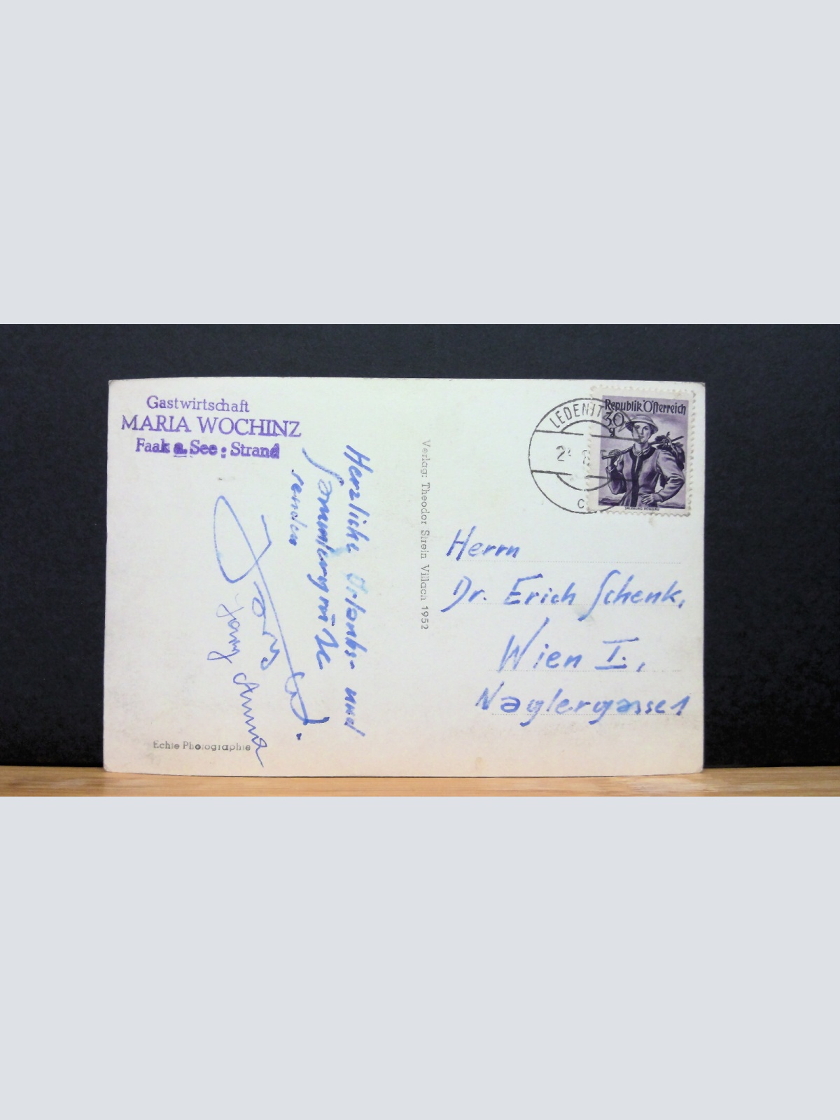 Faakersee Drobollach Villacheralpe JW 18026 C