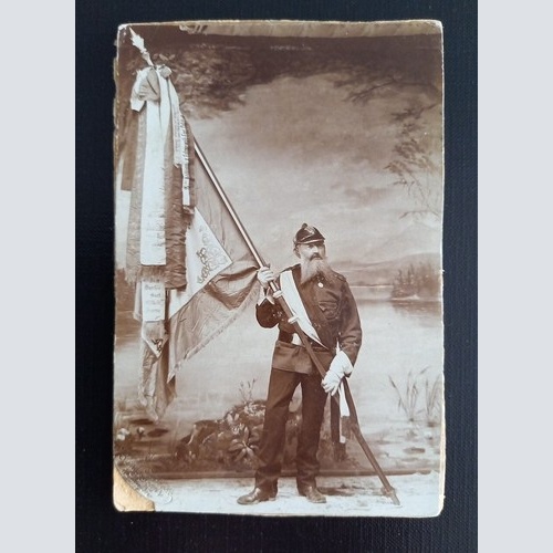 Oberndorf Salzburg Foto Feuerwehr 15,5x10,2 3523 Ga