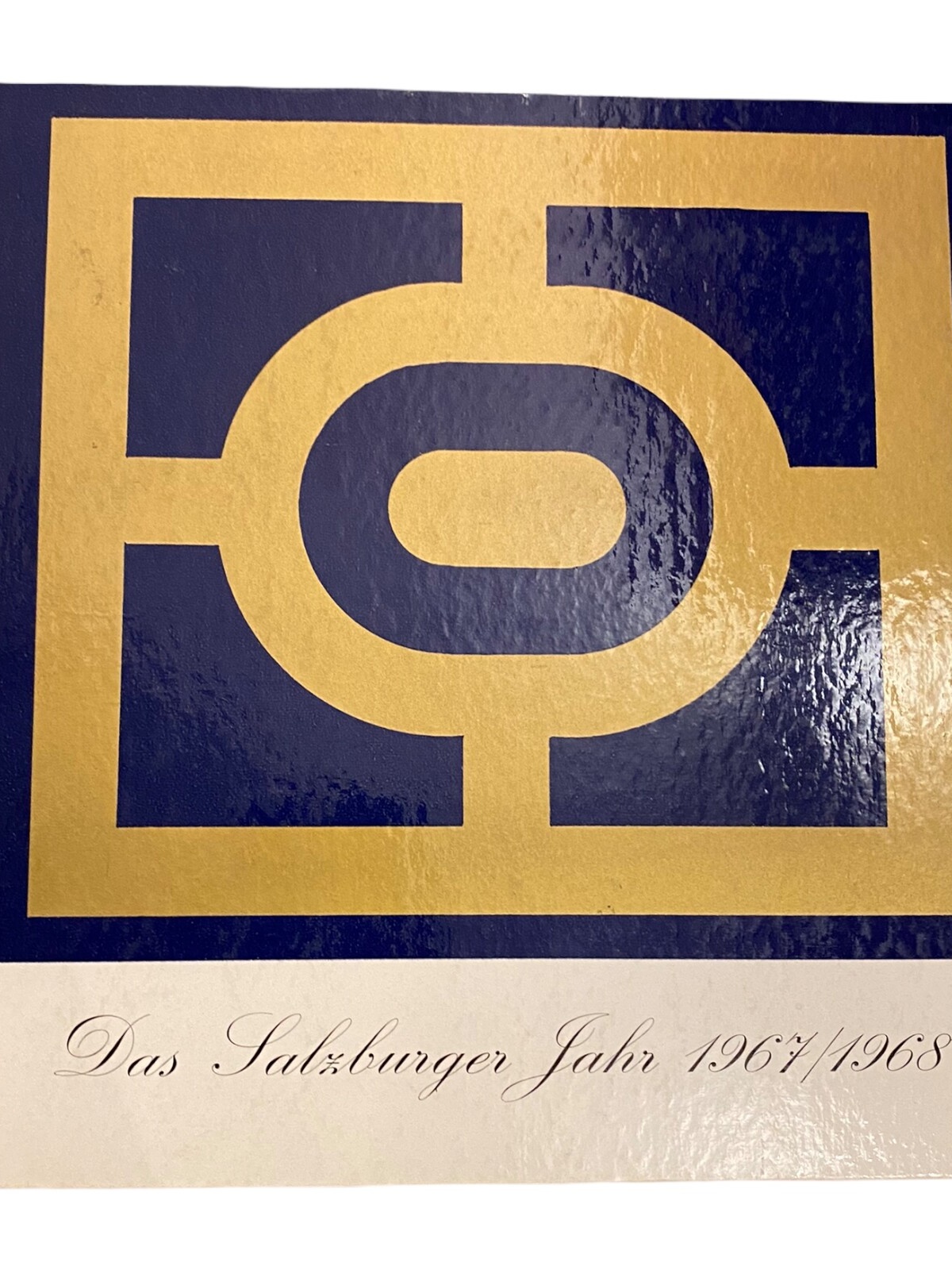 1139 DAS SALZBURGER JAHR 1967 - 1968 HC KULTURCHRONIKEN
