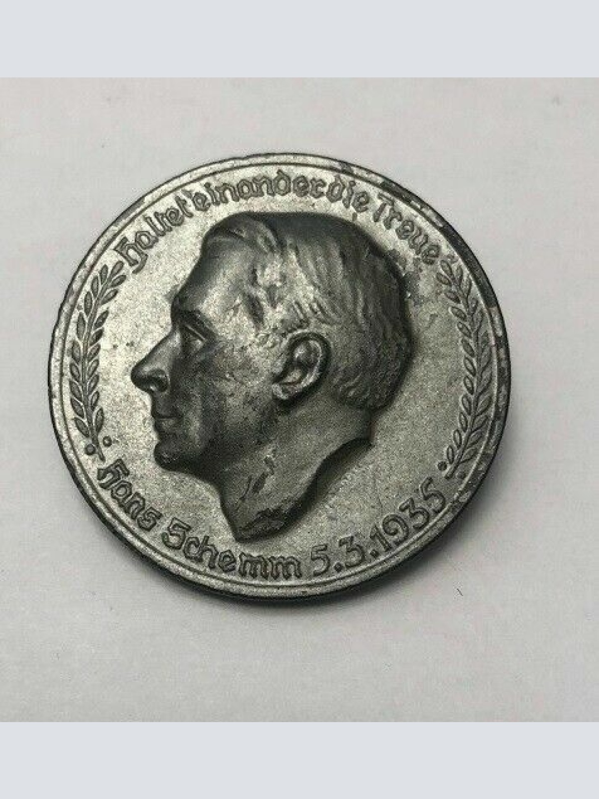 Haltet einander die Treue Hans Schemm 1935 ca. 3 x 3 cm 31310