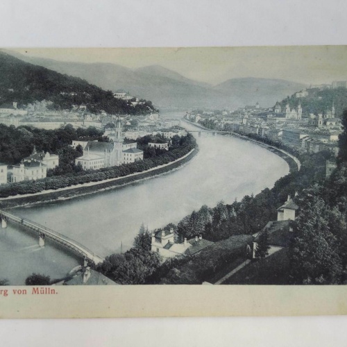 Salzburg von Mülln Salzach 60023