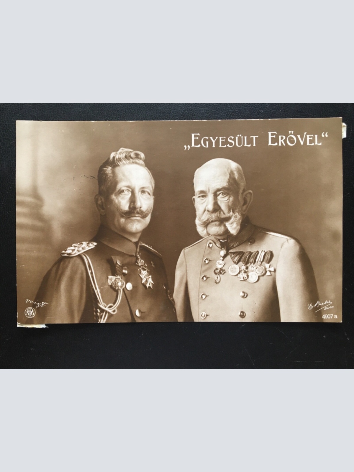 Vereinte Kräfte - Kaiser Wilhelm II. Franz Joseph I. - Egyesült Erövel 270052 TH