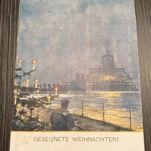 Gesegnete Weihnachten Flottenverein Schiff Weihnachtsbaum 80134