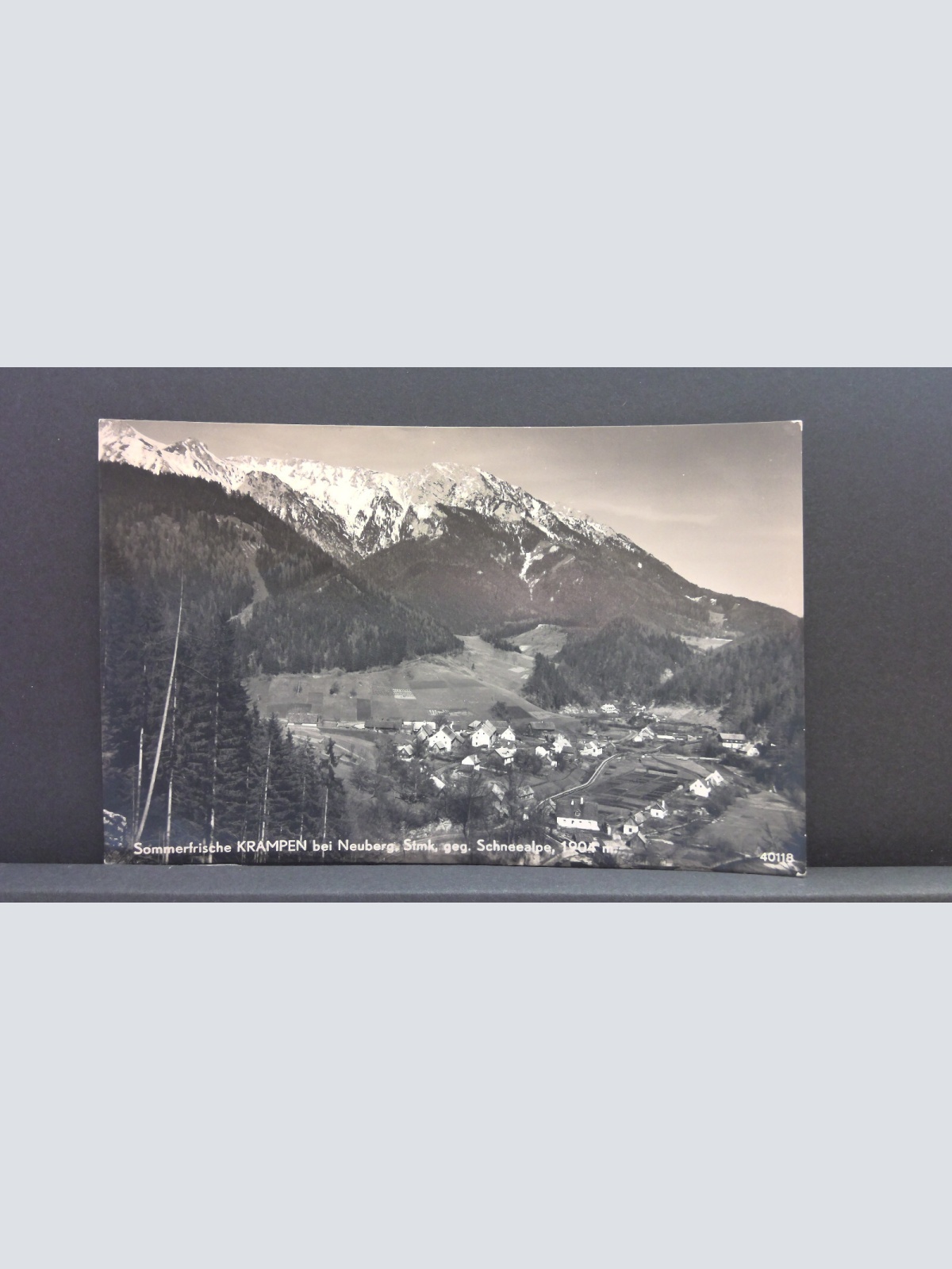 Krampen bei Neuberg Steiermark gegen Schneealpe JW 650429 C